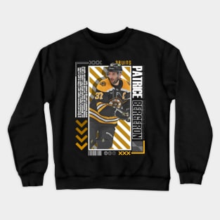 Patrice Bergeron Paper Poster Version 10 Crewneck Sweatshirt